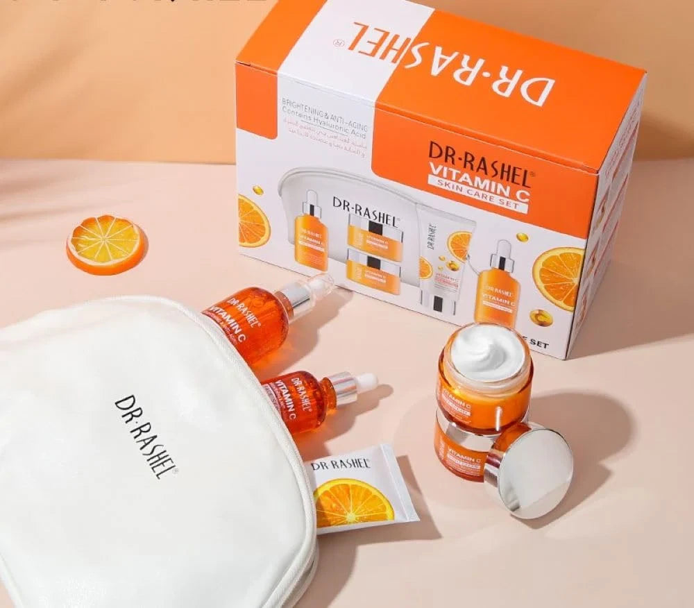 Dr. Rashel Vitamin C Skin Care Set – Brightening & Anti-Aging Kit (UAE Exclusive)