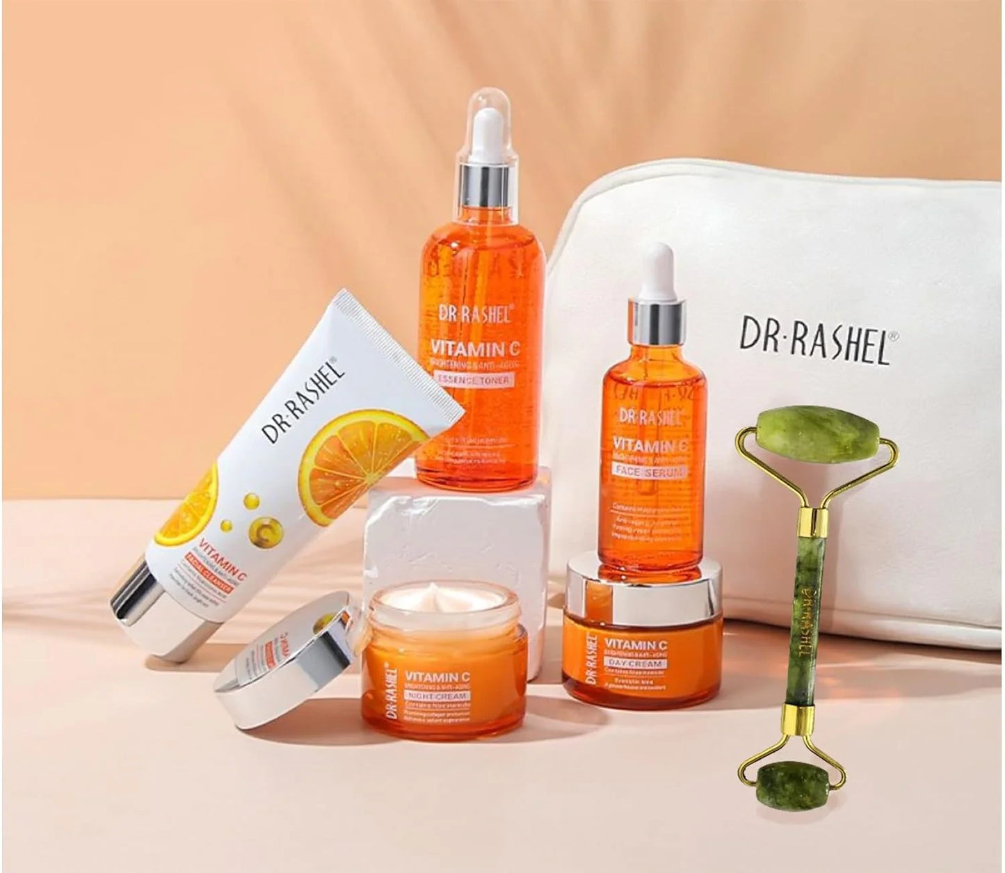Dr. Rashel Vitamin C Skin Care Set – Brightening & Anti-Aging Kit (UAE Exclusive)