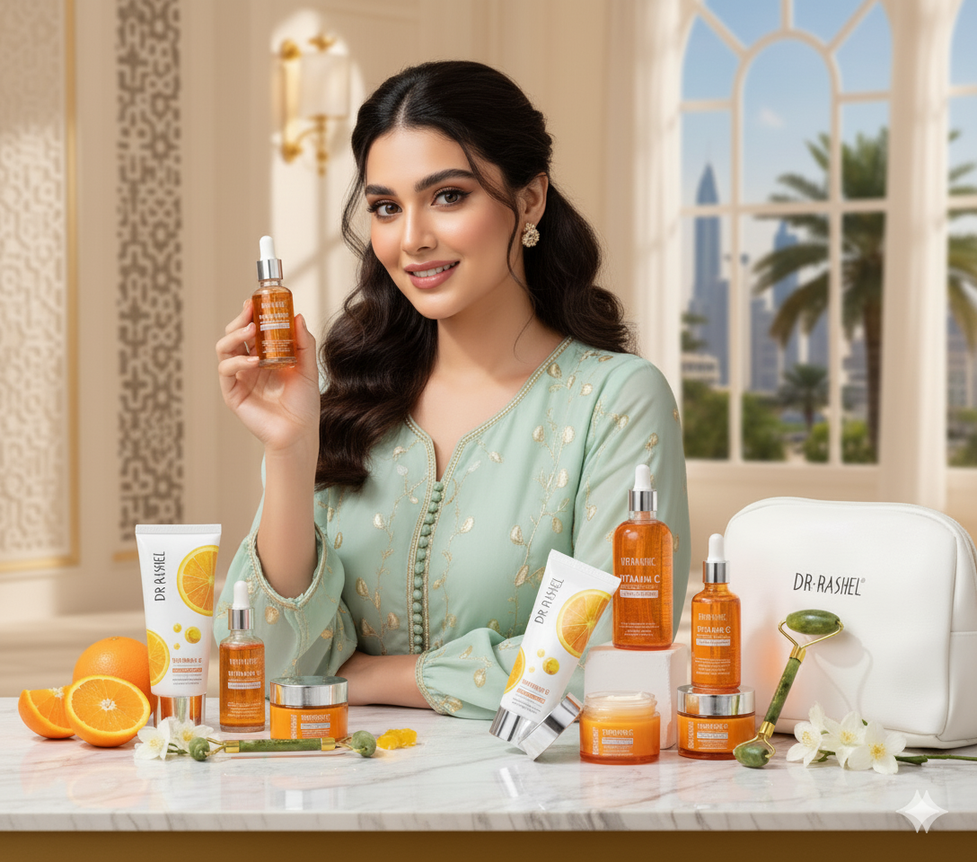 Dr. Rashel Vitamin C Skin Care Set – Brightening & Anti-Aging Kit (UAE Exclusive)